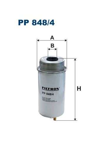 Filtro combustible Filtron PP 848/4 - FILTRO DE COMBUSTIBLE FILTRON