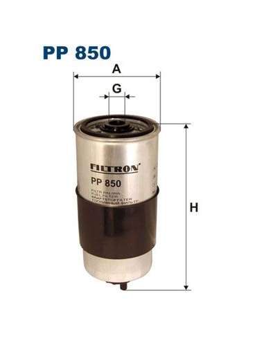 Filtro combustible Filtron PP 850 - FILTRO DE COMBUSTIBLE FILTRON