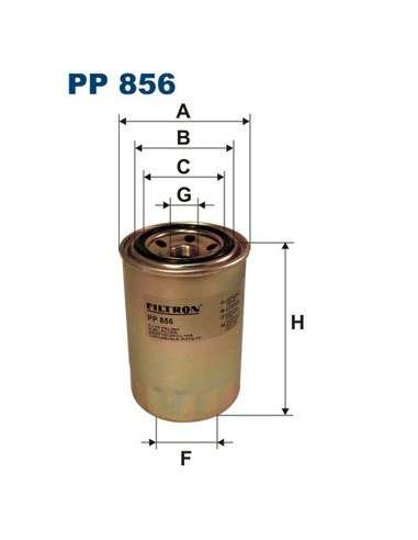 Filtro combustible Filtron PP 856 - FILTRO DE COMBUSTIBLE