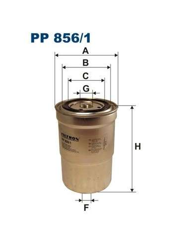 Filtro combustible Filtron PP 856/1 - FILTRO DE COMBUSTIBLE FILTRON