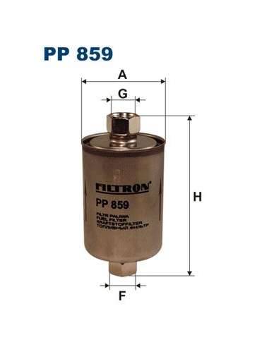 Filtro combustible Filtron PP 859 - FILTRO DE COMBUSTIBLE FILTRON
