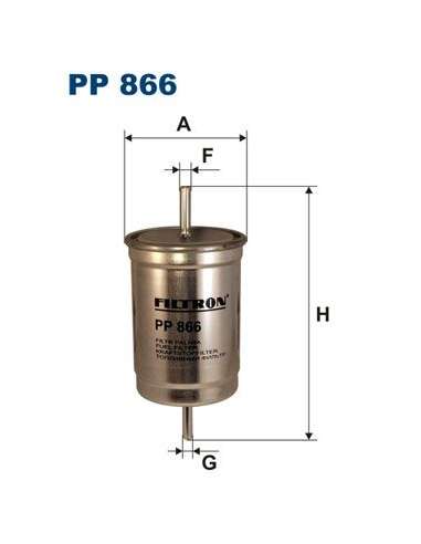 Filtro combustible Filtron PP 866 - FILTRO DE COMBUSTIBLE FILTRON