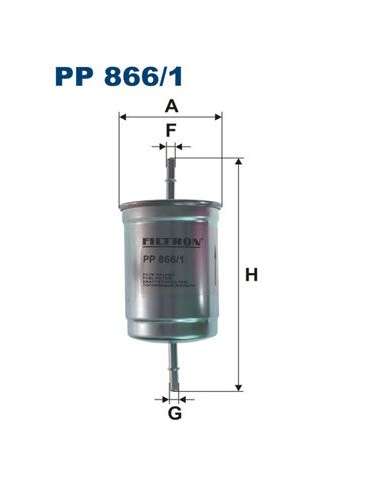 Filtro combustible Filtron PP 866/1 - FILTRO DE COMBUSTIBLE FILTRON