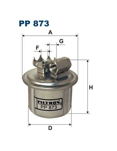 Filtro combustible Filtron PP 873 - FILTRO DE COMBUSTIBLE FILTRON
