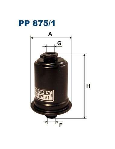 Filtro combustible Filtron PP 875/1 - FILTRO DE COMBUSTIBLE FILTRON