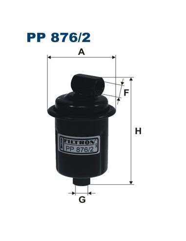 Filtro combustible Filtron PP 876/2 - FILTRO DE COMBUSTIBLE FILTRON