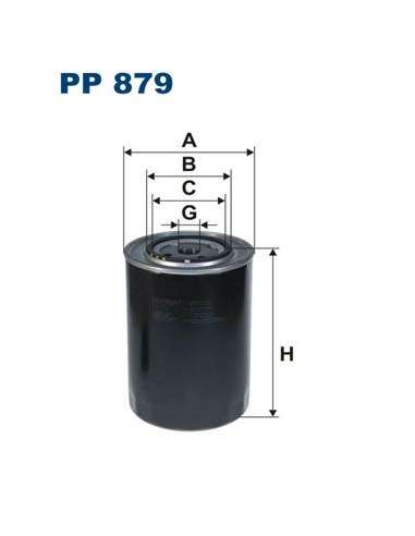 Filtro combustible Filtron PP 879 - FILTRO DE COMBUSTIBLE FILTRON