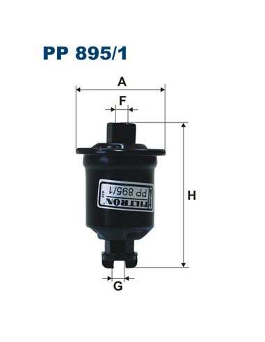 Filtro combustible Filtron PP 895/1 - FILTRO DE COMBUSTIBLE FILTRON