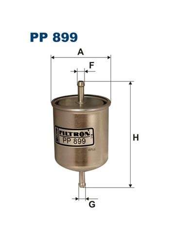 Filtro combustible Filtron PP 899 - FILTRO DE COMBUSTIBLE