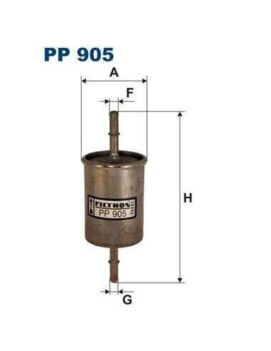 Filtro combustible Filtron PP 905 - FILTRO DE COMBUSTIBLE FILTRON