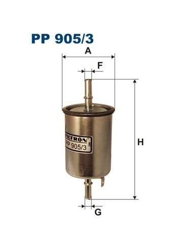 Filtro combustible Filtron PP 905/3 - FILTRO DE COMBUSTIBLE FILTRON