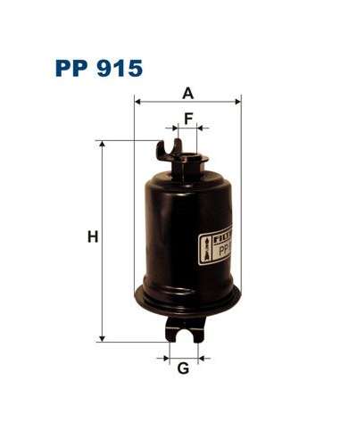 Filtro combustible Filtron PP 915 - FILTRO DE COMBUSTIBLE FILTRON