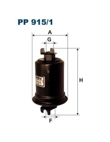 Filtro combustible Filtron PP 915/1 - FILTRO DE COMBUSTIBLE FILTRON