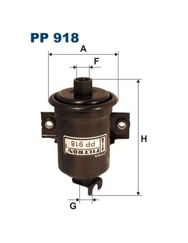 Filtro combustible Filtron PP 918 - FILTRO DE COMBUSTIBLE FILTRON