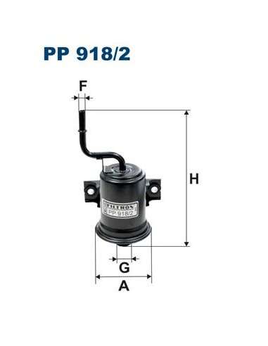 Filtro combustible Filtron PP 918/2 - FILTRO COMBUSTIBLE FILTRON