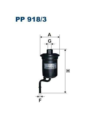 Filtro combustible Filtron PP 918/3 - FILTRO COMBUSTIBLE FILTRON