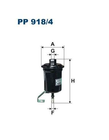 Filtro combustible Filtron PP 918/4 - FILTRO DE COMBUSTIBLE FILTRON