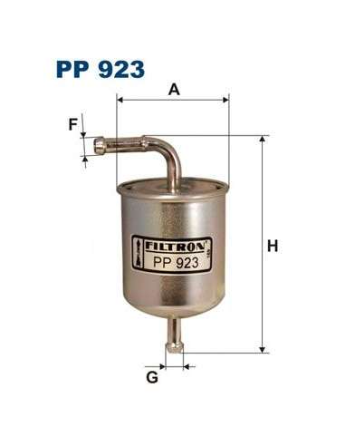 Filtro combustible Filtron PP 923 - FILTRO COMBUSTIBLE