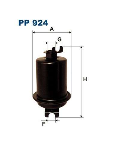 Filtro combustible Filtron PP 924 - FILTRO COMBUSTIBLE FILTRON