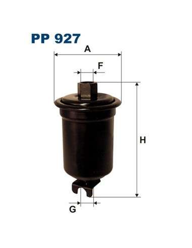 Filtro combustible Filtron PP 927 - FILTRO DE COMBUSTIBLE FILTRON