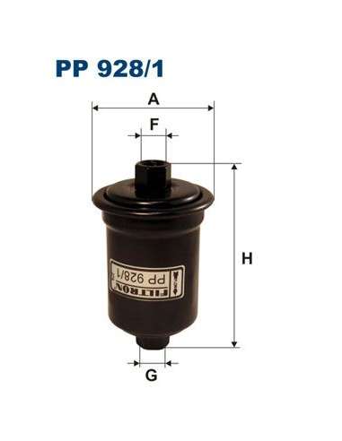Filtro combustible Filtron PP 928/1 - FILTRO DE COMBUSTIBLE FILTRON