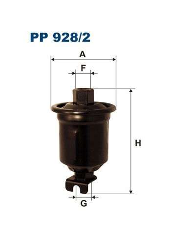 Filtro combustible Filtron PP 928/2 - FILTRO DE COMBUSTIBLE FILTRON