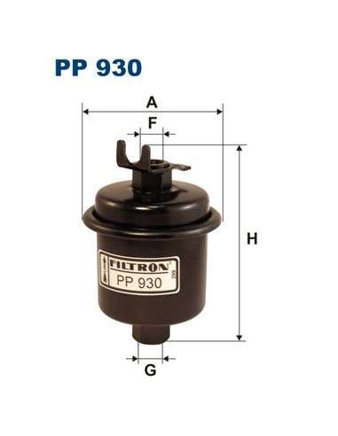 Filtro combustible Filtron PP 930 - FILTRO DE COMBUSTIBLE FILTRON