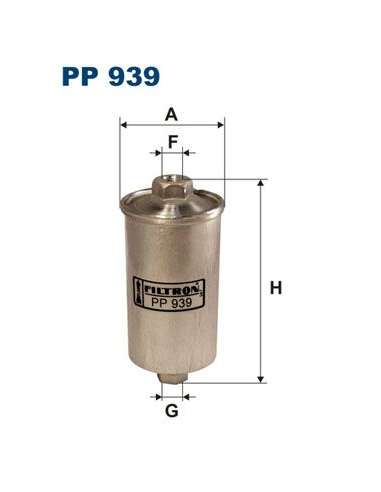 Filtro combustible Filtron PP 939 - FILTRO COMBUSTIBLE FILTRON
