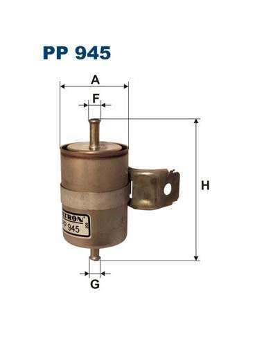 Filtro combustible Filtron PP 945 - FILTRO COMBUSTIBLE FILTRON