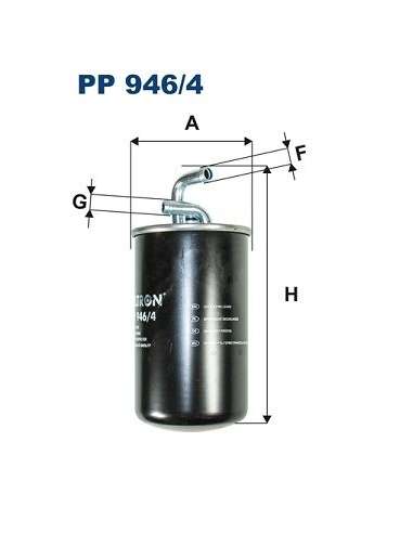 Filtro combustible Filtron PP 946/4 - FILTRO DE COMBUSTIBLE FILTRON