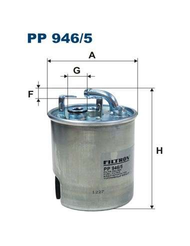 Filtro combustible Filtron PP 946/5 - FILTRO DE COMBUSTIBLE FILTRON