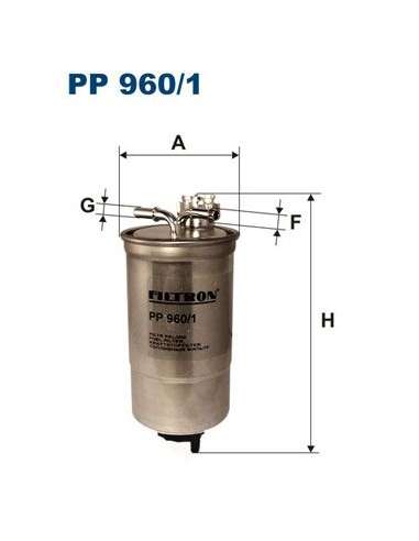 Filtro combustible Filtron PP 960/1 - FILTRO DE COMBUSTIBLE FILTRON