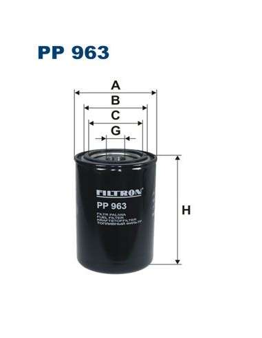 Filtro combustible Filtron PP 963 - FILTRO DE COMBUSTIBLE FILTRON