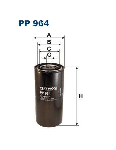 Filtro combustible Filtron PP 964 - FILTRO DE COMBUSTIBLE FILTRON