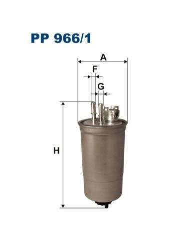 Filtro combustible Filtron PP 966/1 - FILTRO COMBUSTIBLE FILTRON