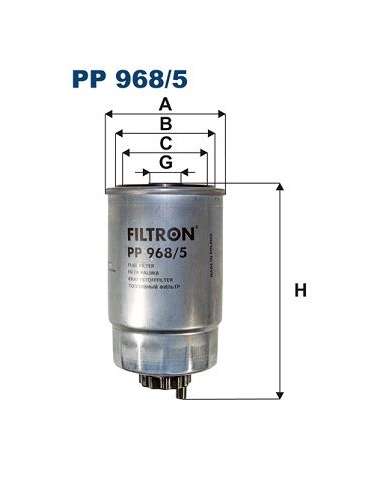 Filtro combustible Filtron PP 968/5 - FILTRO DE COMBUSTIBLE FILTRON