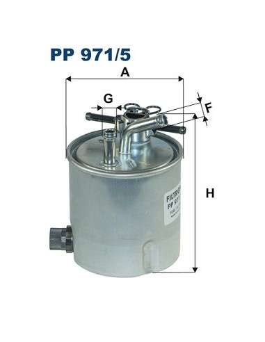 Filtro combustible Filtron PP 971/5 - FILTRO DE COMBUSTIBLE FILTRON
