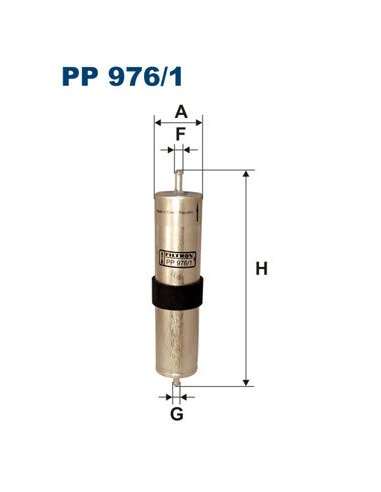 Filtro combustible Filtron PP 976/1 - FILTRO DE COMBUSTIBLE FILTRON