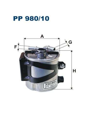 Filtro combustible Filtron PP 980/10 - FILTRO DE COMBUSTIBLE