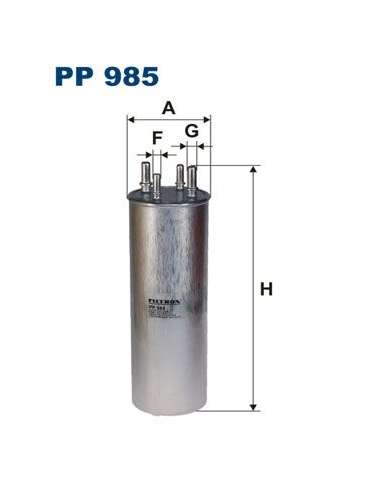 Filtro combustible Filtron PP 985 - FILTRO DE COMBUSTIBLE FILTRON