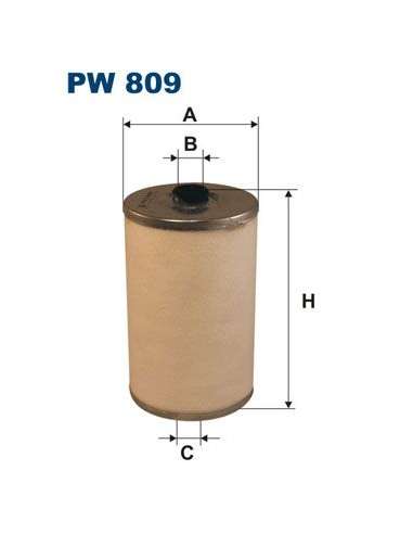 Filtro combustible Filtron PW 809 - FILTRO DE COMBUSTIBLE FILTRON
