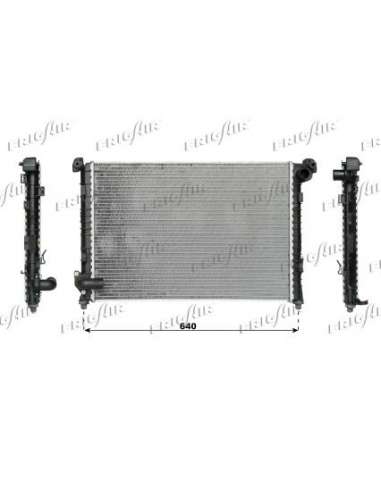 Radiador, refrigeración del motor Frig Air 0102.3090 - RAD. MINI ONE COOPER 01+ 1.6i 16v O NE 1.4i 16v DIEDERICHS Climate