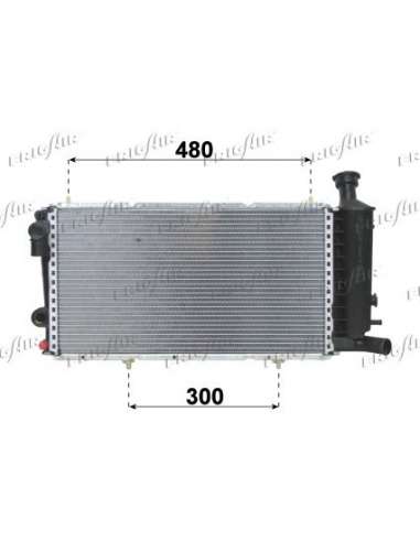 Radiador, refrigeración del motor Frig Air 0103.3011 - RAD. CITROEN VISA DIESEL C15 DIEDERICHS Climate