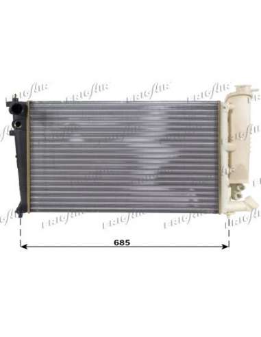 Radiador, refrigeración del motor Frig Air 0103.3021 - RAD. CITROEN ZX 1.1-1.4 A/C 91+92 DIEDERICHS Climate