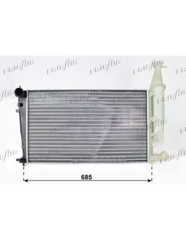 Radiador, refrigeración del motor Frig Air 0103.3037 - RAD. CITROEN BERLINGO PEUGEOT PARTN ER 1.4 DIEDERICHS Climate