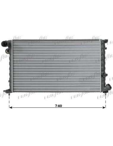 Radiador, refrigeración del motor Frig Air 0103.3040 - RAD. ECO - CIT.BERLINGO/PEU.PARTNER DIEDERICHS Climate