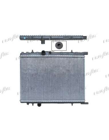 Radiador, refrigeración del motor Frig Air 0103.3041 - RAD. CITROEN XSARA 1.8i-2.0 HDI PIC ASSO 99+ DIEDERICHS Climate