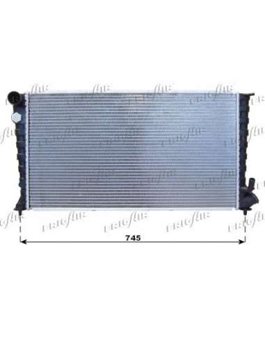 Radiador, refrigeración del motor Frig Air 0103.3043 - RAD. CITROEN XSARA / BERLINGO / ZX /306 II 1.9 TD DIEDERICHS Climate