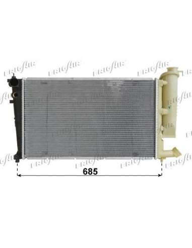 Radiador, refrigeración del motor Frig Air 0103.3048 - RAD. CITROEN ZX -XSARA - PEUGEOT 30 6 2.0 A/C DIEDERICHS Climate