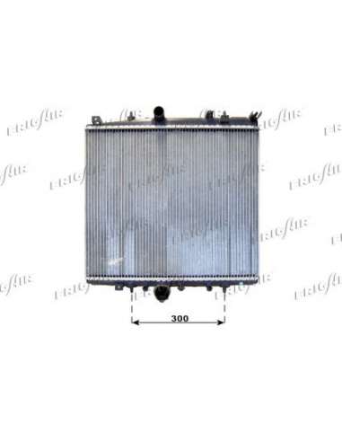 Radiador, refrigeración del motor Frig Air 0103.3066 - RAD. PSA C8-807 HDI - FIAT ULYSSE-P HEDRA JTD DIEDERICHS Climate